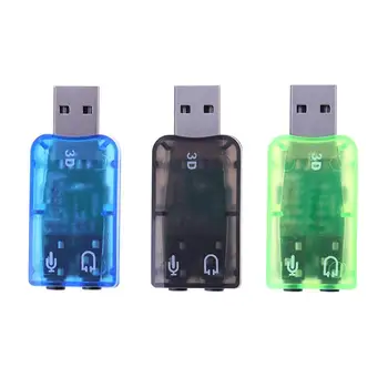 Mini Portable USB 2.0 Full Speed Port Analog 6.1 CH External Sound Card Audio Adapter for PC DVD Player Random Color
Mini Portable USB 2.0 Full Speed Port Analog 6.1 CH External Sound Card Audio Adapter for PC DVD Player Random Color