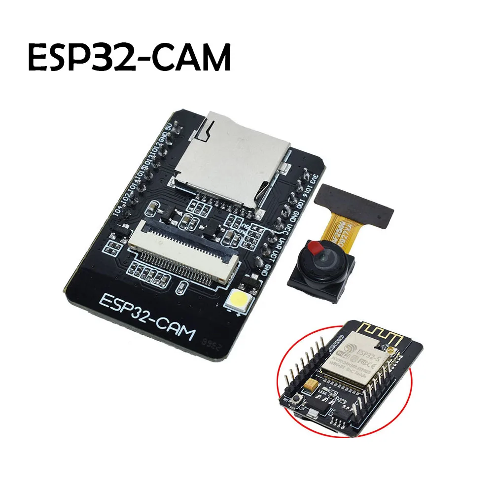 ESP32-CAM OV2640 Wireless WiFi Bluetooth Module Camera Development Board ESP-32 ESP32 CAM DC 5V Dual-core 32-bit CPU 2MP TF card
ESP32-CAM OV2640 Wireless WiFi Bluetooth Module Camera Development Board ESP-32 ESP32 CAM DC 5V Dual-core 32-bit CPU 2MP TF card