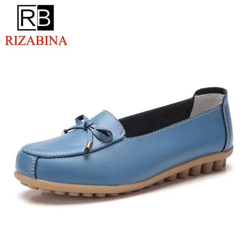 RizaBina Simple Women Real Leather Flats Shoes Square Toe Bowtie Loafers Shoes Fashion New Mother Shoes Women Size 35-44
RizaBina Simple Women Real Leather Flats Shoes Square Toe Bowtie Loafers Shoes Fashion New Mother Shoes Women Size 35-44
