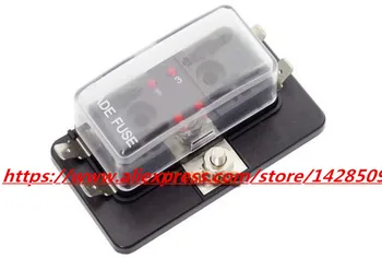 high quality 1 set LED Illuminated Automotive Blade Fuse Holder Box 4-Circuit Fuse Block with Cover and auto fuse
high quality 1 set LED Illuminated Automotive Blade Fuse Holder Box 4-Circuit Fuse Block with Cover and auto fuse