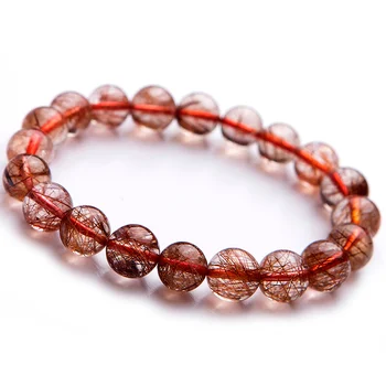 Genuine Natural Copper Hair Rutilated Quartz Crystal Round Beads Fashion Charm Bracelet Jewerly 10mm
Genuine Natural Copper Hair Rutilated Quartz Crystal Round Beads Fashion Charm Bracelet Jewerly 10mm