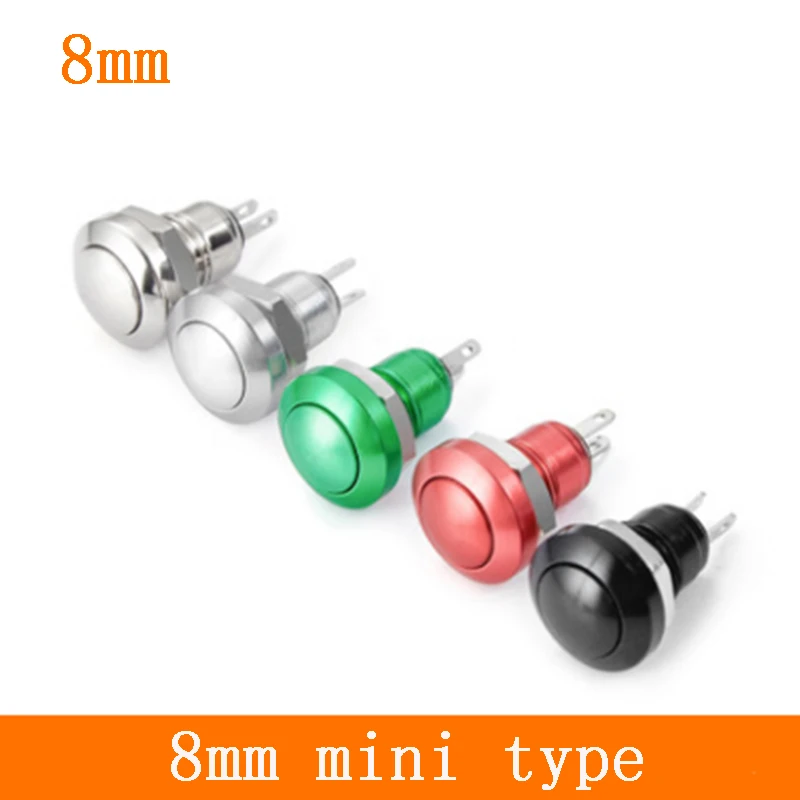 Push Button Switch 8mm Momentary3 colors Metal Aluminum Horn Doorbell Bell switch Waterproof Car Auto Engine PC Power Starter
Push Button Switch 8mm Momentary3 colors Metal Aluminum Horn Doorbell Bell switch Waterproof Car Auto Engine PC Power Starter