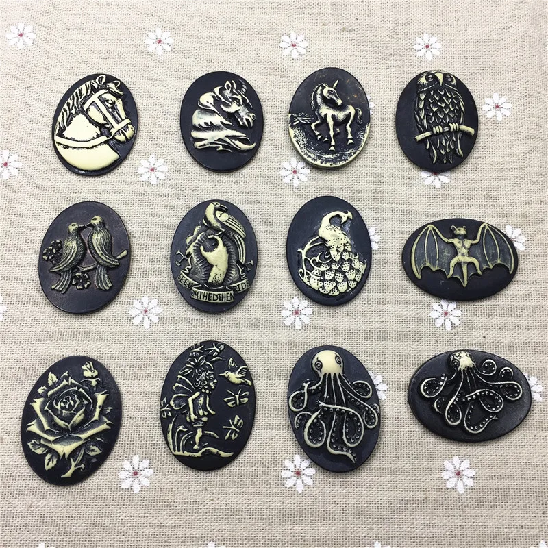 Mixed Hot selling animal resin Cameo.10Pcs/lot .Resin Flatback Cabochon for Necklace Pendant .Jewelry.DIY,30*40mm
Mixed Hot selling animal resin Cameo.10Pcs/lot .Resin Flatback Cabochon for Necklace Pendant .Jewelry.DIY,30*40mm