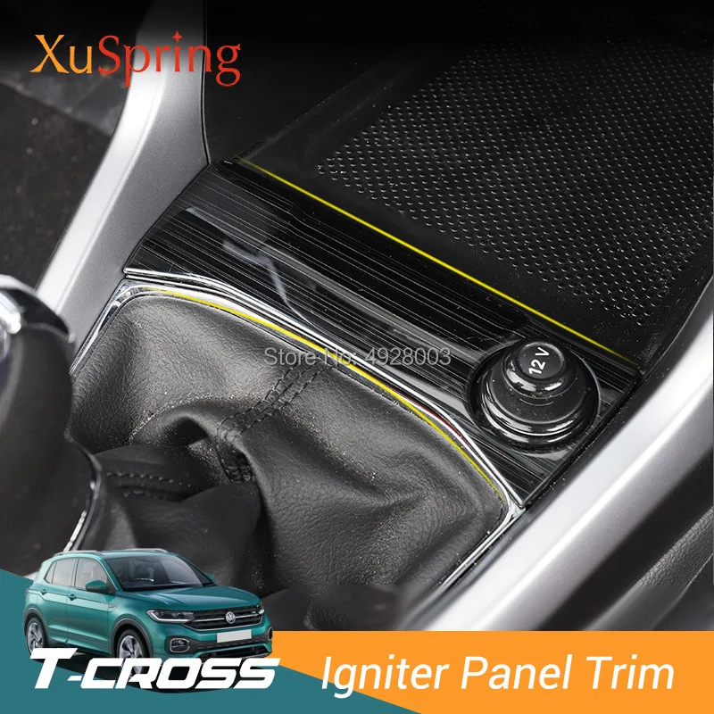 Car Control Center Cigarette lighter Panel Igniter Frame Trim Stickers Cover Garnish for Volkswagen VW T-cross Tcross 2019 2020
Car Control Center Cigarette lighter Panel Igniter Frame Trim Stickers Cover Garnish for Volkswagen VW T-cross Tcross 2019 2020