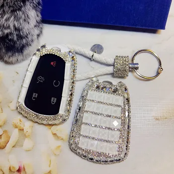 LUNASBORE Diamond Key Shell Holder Remote Car Key Case Cover For Cadillac XTS SLS CTS XTS SRX ATS Women Gift Accessories
LUNASBORE Diamond Key Shell Holder Remote Car Key Case Cover For Cadillac XTS SLS CTS XTS SRX ATS Women Gift Accessories