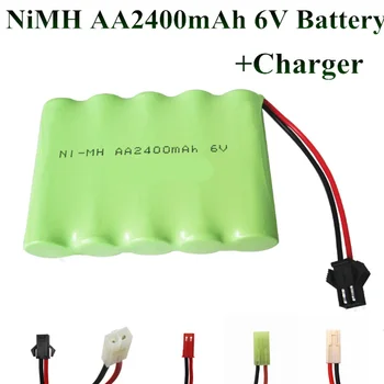 1pcs 6V 2400mAh Ni-MH Battery With 5 in 1 Charger JST SM plug 2.4v 12v For Remote Control Toys rc Light Electric Tool AA Group
1pcs 6V 2400mAh Ni-MH Battery With 5 in 1 Charger JST SM plug 2.4v 12v For Remote Control Toys rc Light Electric Tool AA Group