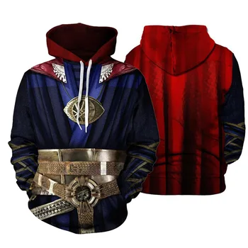 Men Hoodies Doctor Strange Costume Cosplay Jacket Top Doctor Dr.Steven Vincent Strange Zipper 3D Print Hooded Hoodies Sweatshirt
Men Hoodies Doctor Strange Costume Cosplay Jacket Top Doctor Dr.Steven Vincent Strange Zipper 3D Print Hooded Hoodies Sweatshirt