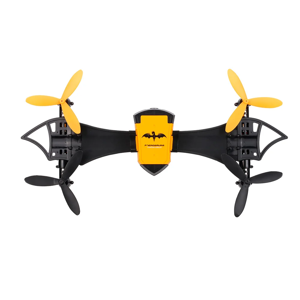 

Cheerson CX-70 Transformable Bat Drone 0.3MP HD Camera Wifi FPV Wearable Quadcopter G-Sensor Selfie Drone Pocket Helicopter