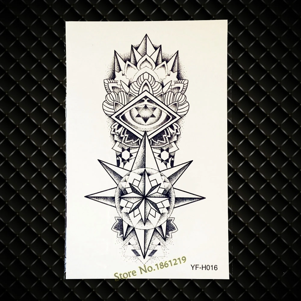 Fake Temporary Tattoos Body Art Lower Arm Shoulder Tattoo Stickers GYF-H016 Black Totem God Eye Sexy Men spray Tatoo Sticker
Fake Temporary Tattoos Body Art Lower Arm Shoulder Tattoo Stickers GYF-H016 Black Totem God Eye Sexy Men spray Tatoo Sticker