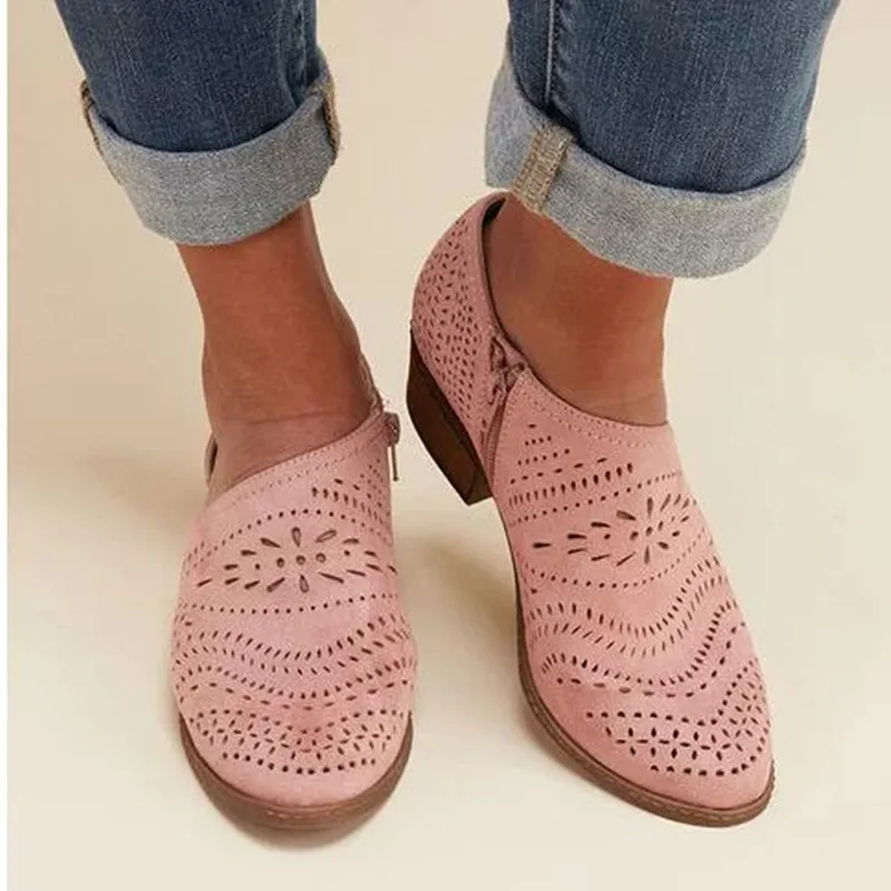 Women Pink Flat Shoes Breathable Solid Pointed Toe Hollow Out Design Roman Shoes Solid Female Footwear Chaussures Femme WF17
Women Pink Flat Shoes Breathable Solid Pointed Toe Hollow Out Design Roman Shoes Solid Female Footwear Chaussures Femme WF17