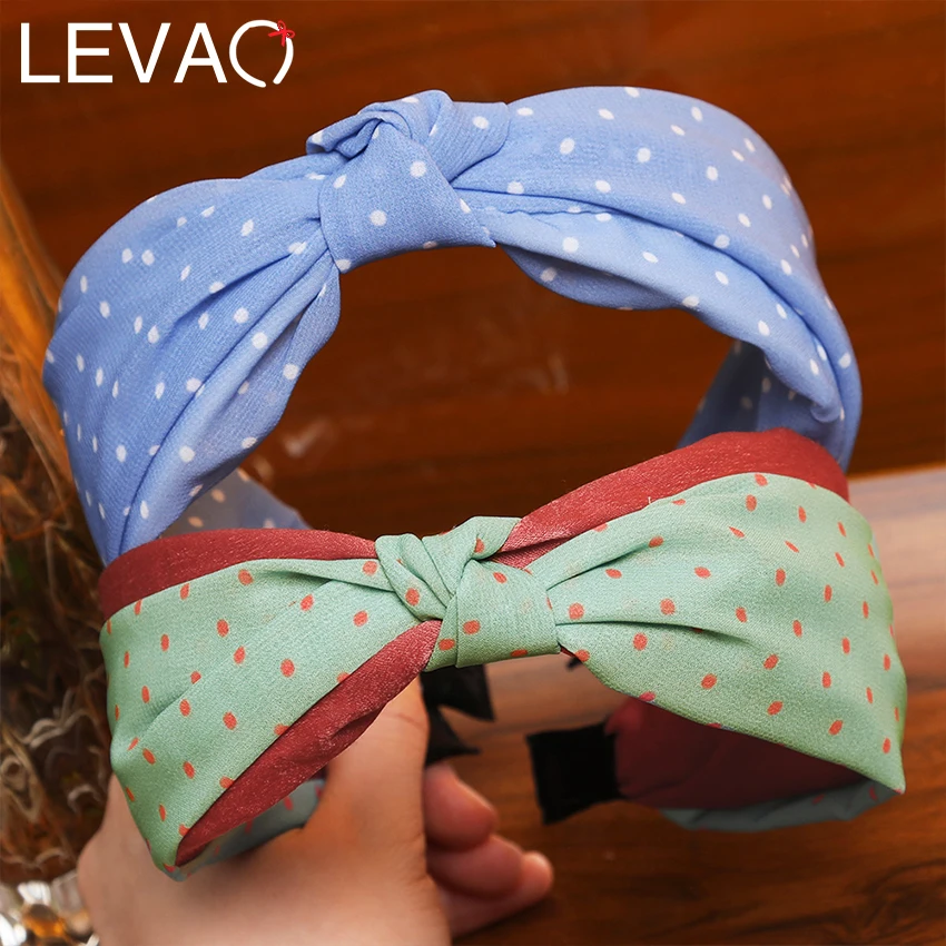 Levao Cute Dot Print Headband Women Cotton Patchwork Knotted Hairband Hair Bands Hoop for Girls Headwear Hair Accessories
Levao Cute Dot Print Headband Women Cotton Patchwork Knotted Hairband Hair Bands Hoop for Girls Headwear Hair Accessories