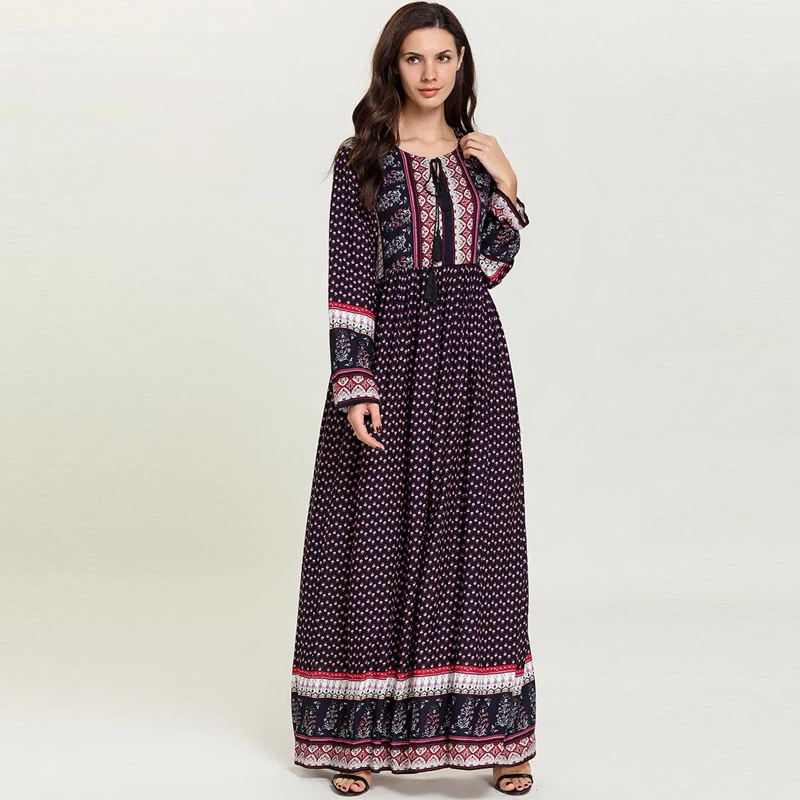 Fashion Floral Retro Ethnic Maxi Dress Muslim Abaya Robe Dubai Turkey Kaftan Ramadan Caftan Marocain Qatar Oman Islamic Clothing
Fashion Floral Retro Ethnic Maxi Dress Muslim Abaya Robe Dubai Turkey Kaftan Ramadan Caftan Marocain Qatar Oman Islamic Clothing