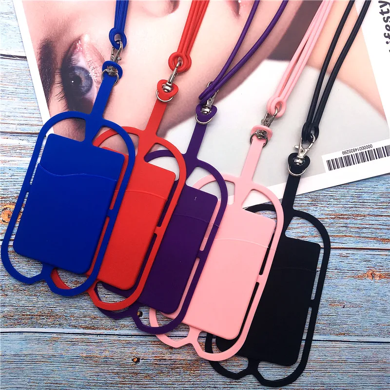Silicone Cell Phone Lanyard Holder Case Cover Universal Phone Neck Strap Necklace Sling For Smart Mobile phone lanyard for phone
Silicone Cell Phone Lanyard Holder Case Cover Universal Phone Neck Strap Necklace Sling For Smart Mobile phone lanyard for phone