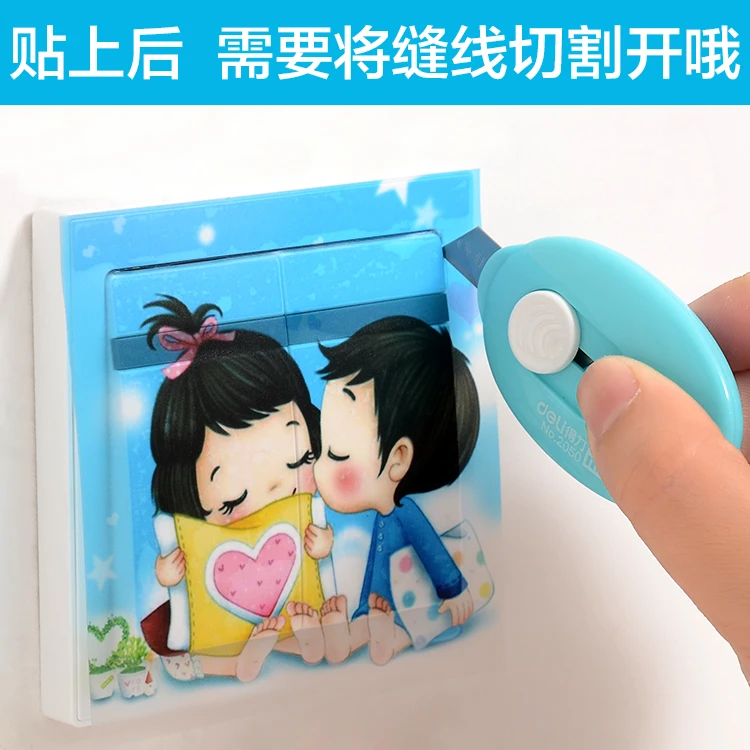 Cute cartoon creative switch stickers power decorative wall stickers color personality socket wall stickers switch cover
Cute cartoon creative switch stickers power decorative wall stickers color personality socket wall stickers switch cover