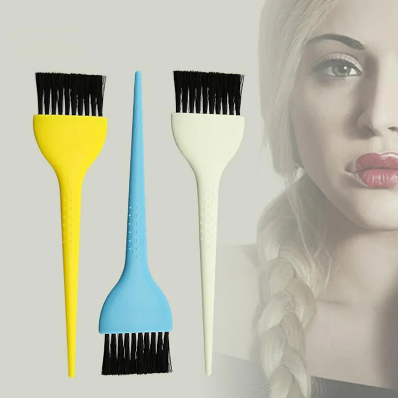 

1Pcs Pro Hairdressing 2 Sides Dye Comb Brush Barber Highlight and Tinting Hair Color Mix Dye Hair Plastic Styling Tool