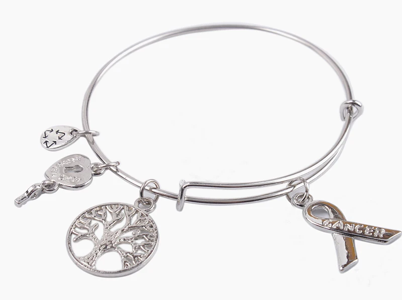 5PCS Fashion bangle Silver Color Tone Cancer Ribbon Expandable Wire Bangle Bracelet #91135
5PCS Fashion bangle Silver Color Tone Cancer Ribbon Expandable Wire Bangle Bracelet #91135