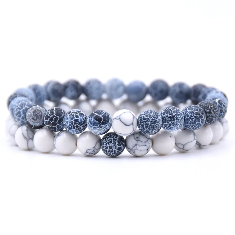 2Pcs/Set Couples Distance Bracelet Classic Natural Stone 18 styles Beaded Bracelets for Men Women Best Friend
2Pcs/Set Couples Distance Bracelet Classic Natural Stone 18 styles Beaded Bracelets for Men Women Best Friend