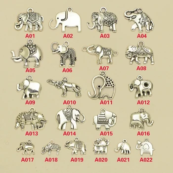 Elephant Charms, Antique silver plated elephant Pendants/Charms,DIY supplies, jewelry making
Elephant Charms, Antique silver plated elephant Pendants/Charms,DIY supplies, jewelry making