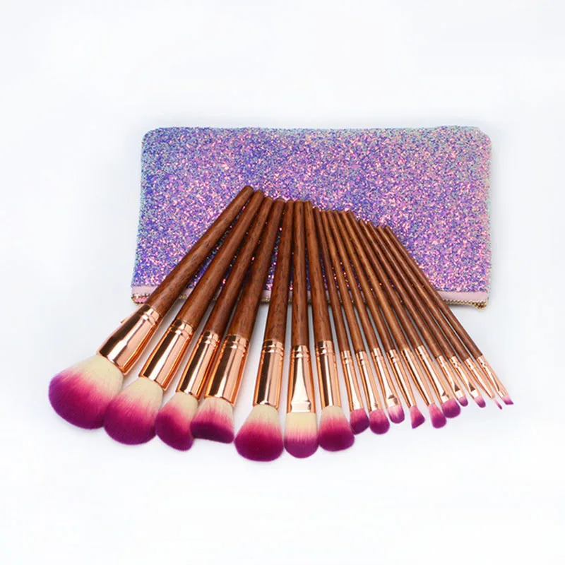 17pcs Luxury Mahogany Makeup Brushes Set Contour Powder Blusher Eyeshadow Lip Smudge Brush Cosmetics Maquiagem with Bling Case
17pcs Luxury Mahogany Makeup Brushes Set Contour Powder Blusher Eyeshadow Lip Smudge Brush Cosmetics Maquiagem with Bling Case