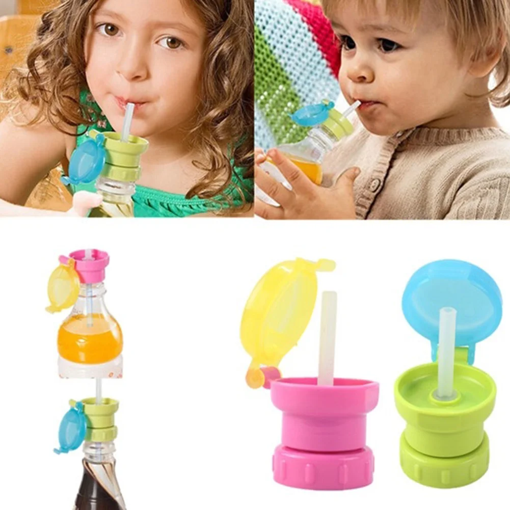 NEW Portable Spill Proof Juice Soda Water Bottle Twist Cover Cap With straw Safe Drink Straw Sippy Cap Feeding for Kids
NEW Portable Spill Proof Juice Soda Water Bottle Twist Cover Cap With straw Safe Drink Straw Sippy Cap Feeding for Kids