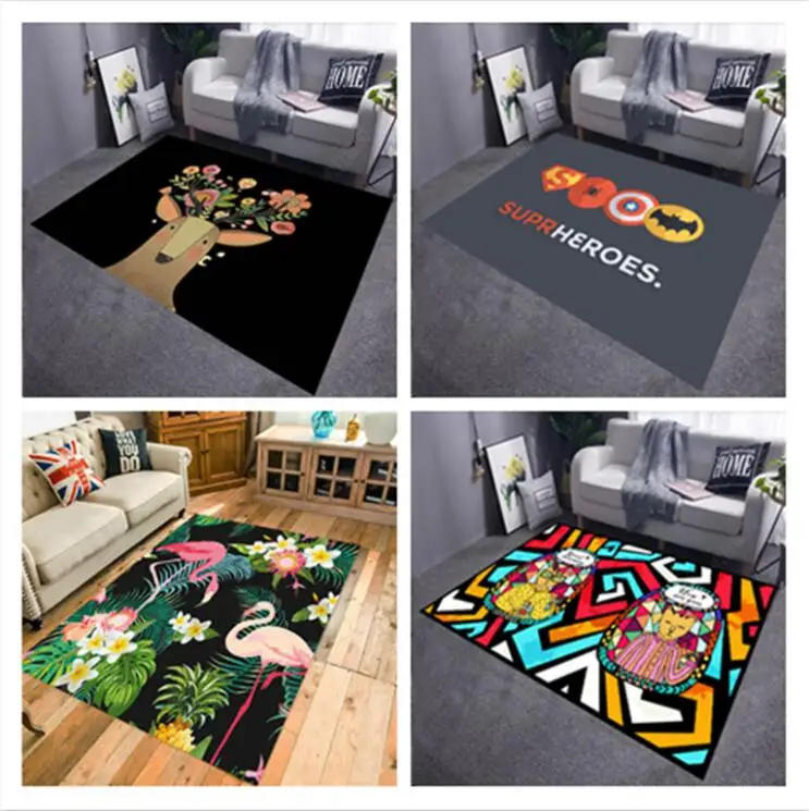 INS Anti-Slip Carpets Cartoon Personality Super Hero Fit Print Mats Bathroom Floor Kitchen Rugs Elk XMAS Kids Bedroom Mat Rug
INS Anti-Slip Carpets Cartoon Personality Super Hero Fit Print Mats Bathroom Floor Kitchen Rugs Elk XMAS Kids Bedroom Mat Rug