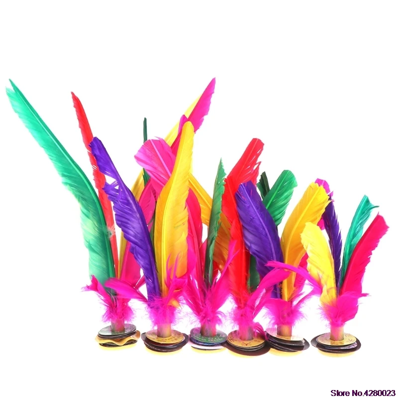 2020 New Feather Shuttlecock China Jianzi Foot Kick Hand wheel Fancy Goose Feather Shuttlecock Fitness entertainment
2020 New Feather Shuttlecock China Jianzi Foot Kick Hand wheel Fancy Goose Feather Shuttlecock Fitness entertainment