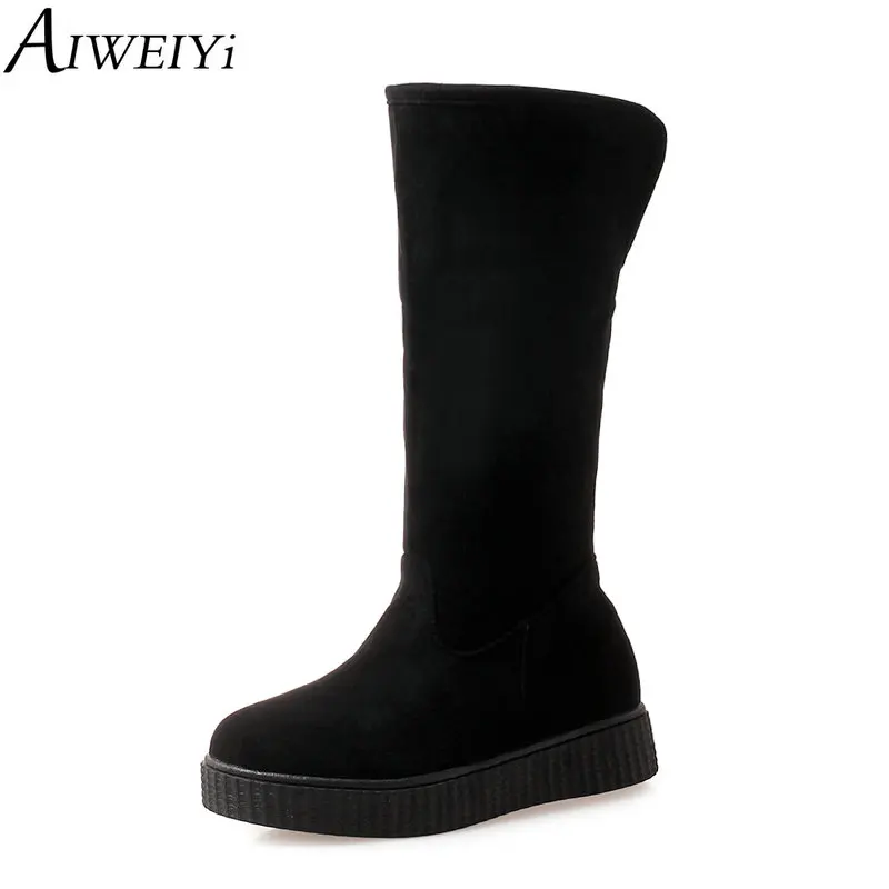 AIWEIYi Women Shoes Warm Fur Shoes Woman Mid Calf Boots Woman Add Fur Warm Winter Boots Half Knee Boots
AIWEIYi Women Shoes Warm Fur Shoes Woman Mid Calf Boots Woman Add Fur Warm Winter Boots Half Knee Boots