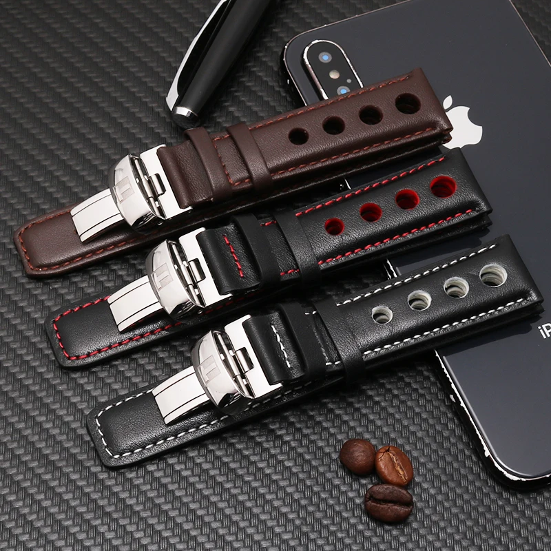 20mm T91 Watch Leather Strap StraSting Strap Steel Strap Handmade Watchband Strap
20mm T91 Watch Leather Strap StraSting Strap Steel Strap Handmade Watchband Strap