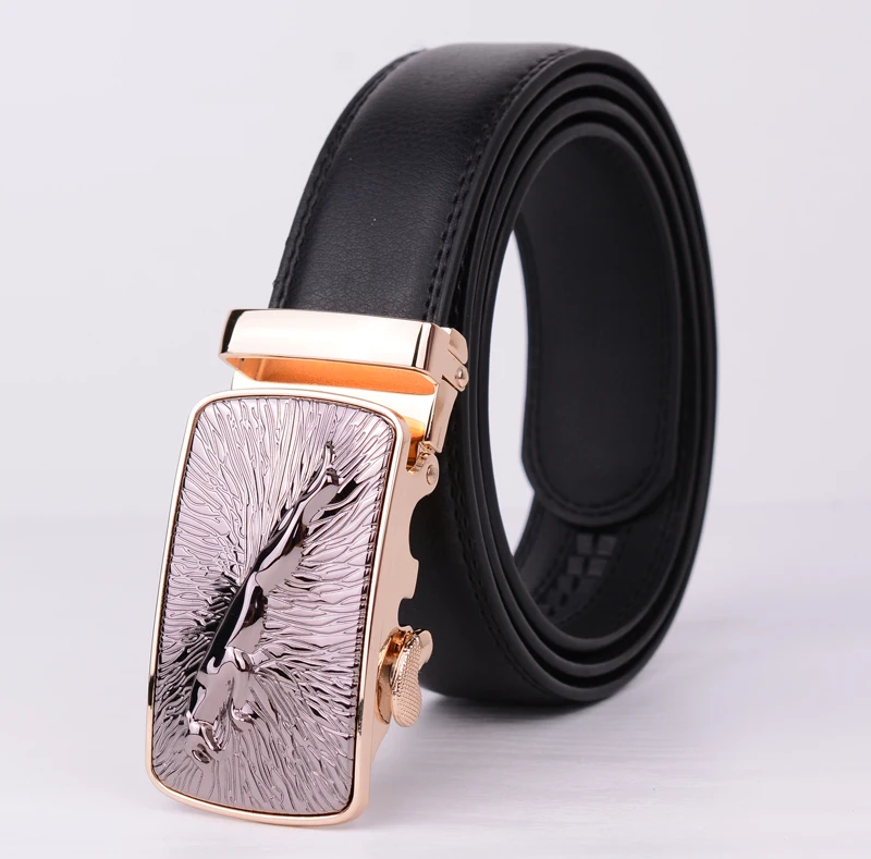 New Design Gold jaguar Big buckle belts for men mens belt luxury brand high quality genuine leather jeans plus size 110-130cm
New Design Gold jaguar Big buckle belts for men mens belt luxury brand high quality genuine leather jeans plus size 110-130cm