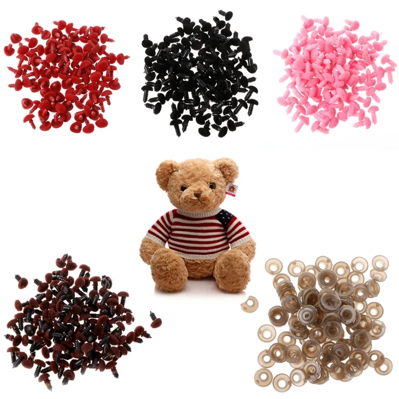 100Pcs Plastic Safety Triangle Velvet Noses For Teddy Bear Doll Animal Puppet
100Pcs Plastic Safety Triangle Velvet Noses For Teddy Bear Doll Animal Puppet