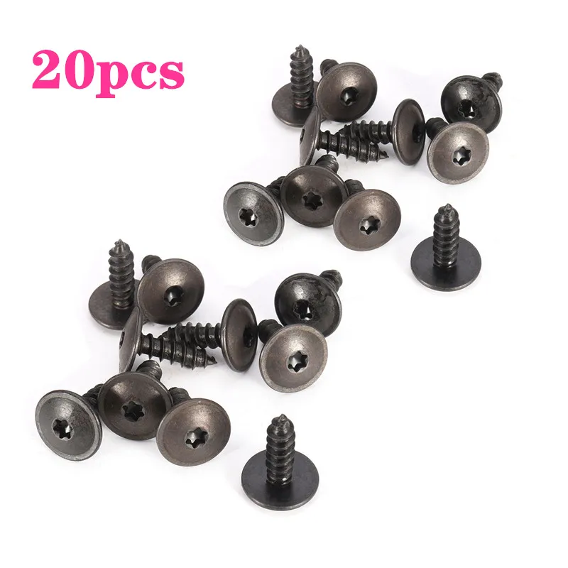 20pcs/lot Engine Cover Undertray Splashguard Wheel Arch Torx Screw Fastener Clips Universal For VW for Audi 5x16mm Clips 
20pcs/lot Engine Cover Undertray Splashguard Wheel Arch Torx Screw Fastener Clips Universal For VW for Audi 5x16mm Clips