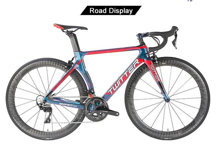 Discount 700C Road Bike EPS Carbon Frame 18k To The Force Road Bicycle Racing Frame+Fork+Seatpost Discoloring Cable Routing Internal 14