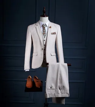 High Quality Groom Tuxedos Mens Suits For Wedding Trim Fit groom suits mens wedding tuxedo (Jacket+Pants+Vest) formal suits
High Quality Groom Tuxedos Mens Suits For Wedding Trim Fit groom suits mens wedding tuxedo (Jacket+Pants+Vest) formal suits