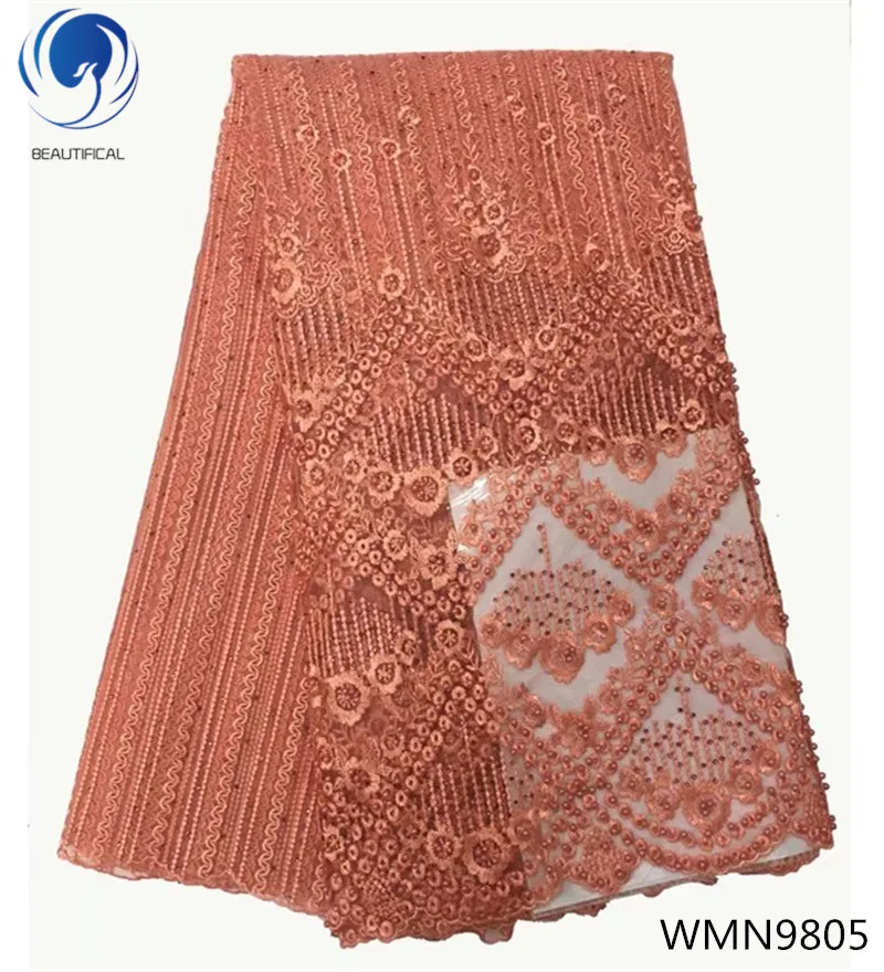 BEAUTIFICAL lace material women beaded net lace fabric french nigeria lace fabric 2018 for wedding fashion newest 5yards WMN98
BEAUTIFICAL lace material women beaded net lace fabric french nigeria lace fabric 2018 for wedding fashion newest 5yards WMN98