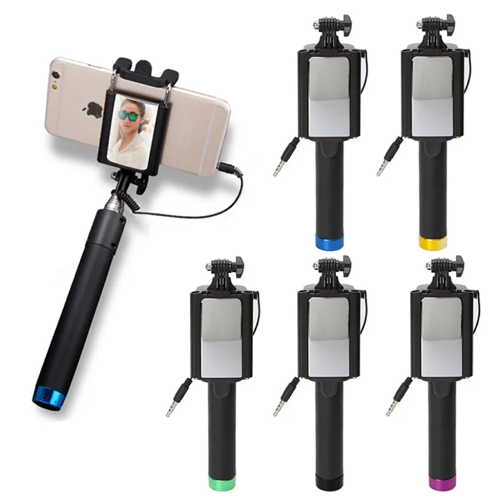 Universal Portable Hand Cable Holder Extendable Selfie Stick Folding Self Timer Rod With Mirror For iPhone Samsung Xiaomi Huawei
Universal Portable Hand Cable Holder Extendable Selfie Stick Folding Self Timer Rod With Mirror For iPhone Samsung Xiaomi Huawei