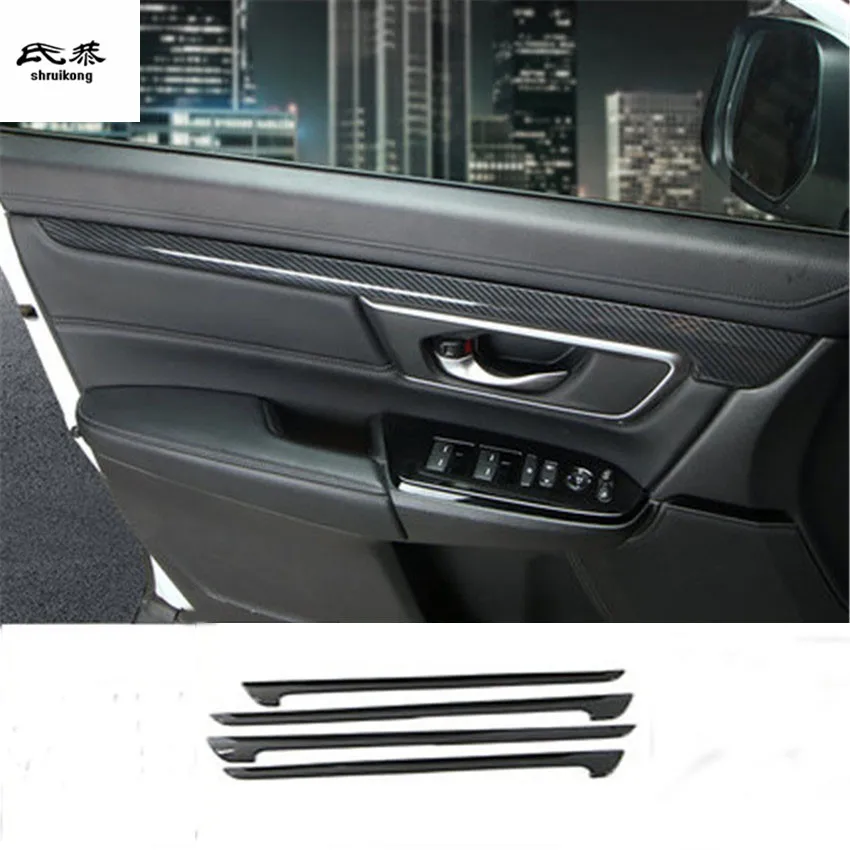 4pcs/Lot Car Sticker ABS Carbon Finber Grain Four Interior Doors Decoration Cover For 2017-2019 HONDA CR-V CRV CR V MK5
4pcs/Lot Car Sticker ABS Carbon Finber Grain Four Interior Doors Decoration Cover For 2017-2019 HONDA CR-V CRV CR V MK5