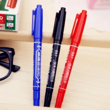 10 kalem/kutu 3 Renkli Toksik Olmayan ve Su Geçirmez Mürekkep Yuvarlak Ucu ve Iğne Ucu Iki uçlu keçeli kalem, JHB00009(China)