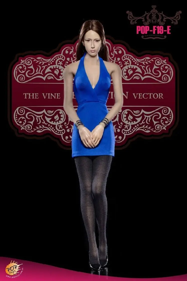 POPTOYS 1/6 POP-F19-E Sexy Womens Low-cut halter Blue Dress For 1:6 Scale hicen Female 12 Action Figure Doll Toys In Stock G POPTOYS 1/6 POP-F19-E Sexy Womens Low-cut halter Blue Dress For 1:6 Scale hicen Female 12 Action Figure Doll Toys In Stock G<br><br>Aliexpress