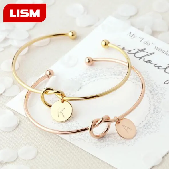 Personalized Knot Initial Bracelets Bangles A-Z 26 Letters Initial Charm Bracelet Love Bangles for Women Jewelry Pulseiras
Personalized Knot Initial Bracelets Bangles A-Z 26 Letters Initial Charm Bracelet Love Bangles for Women Jewelry Pulseiras