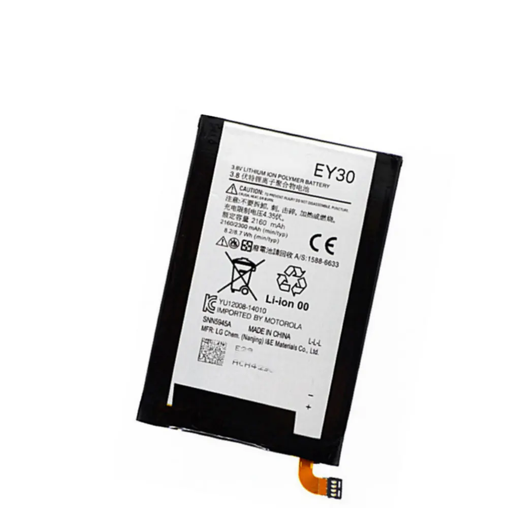 EY30 2300mAh High Quality Battery for Motorola MOTO X 2nd XT1097 XT1096 XT1093 XT1095 Cell Phone
EY30 2300mAh High Quality Battery for Motorola MOTO X 2nd XT1097 XT1096 XT1093 XT1095 Cell Phone