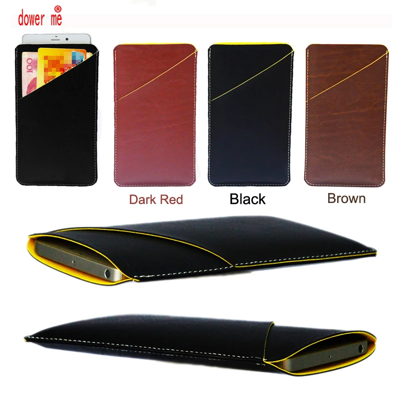 dower me New In-line PU Leather Case Cover For Alcatel Idol 5 6058D SmartPhone In stock K4 | Мобильные телефоны и