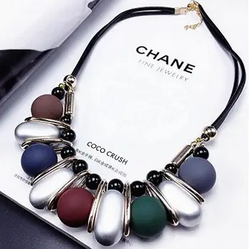 Bead Necklace exaggerated personality temperament short chain sweater chain accessories wholesale female clavicle
Bead Necklace exaggerated personality temperament short chain sweater chain accessories wholesale female clavicle