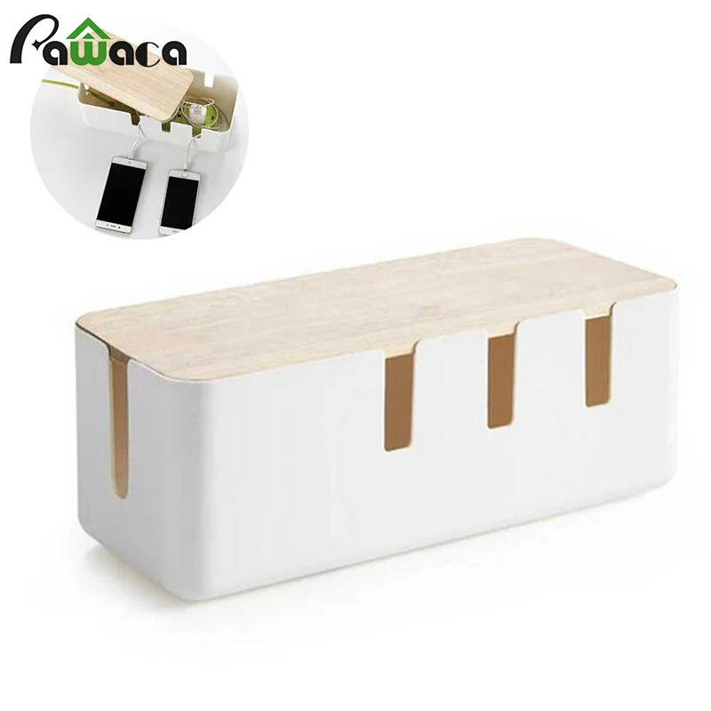 Cable Management Box TV Cord Box for Home and Office Cable Winder Organizer Power Strip Container Case and Dustproof Cover
Cable Management Box TV Cord Box for Home and Office Cable Winder Organizer Power Strip Container Case and Dustproof Cover