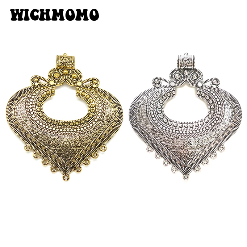 New 1pcs 83*73MM Retro Silver Zinc Alloy Heart Shaped Pendants Connectors Linker for DIY Silver Charm Jewelry Accessories
New 1pcs 83*73MM Retro Silver Zinc Alloy Heart Shaped Pendants Connectors Linker for DIY Silver Charm Jewelry Accessories