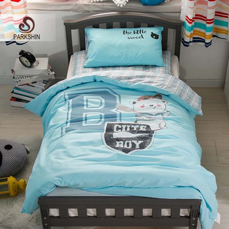 Parkshin Child Cartoon Blue Lovely Baseball Active Printing Bedding Set 100%Cotton Soft Protect Kids Skin Comfortable Bedspread
Parkshin Child Cartoon Blue Lovely Baseball Active Printing Bedding Set 100%Cotton Soft Protect Kids Skin Comfortable Bedspread