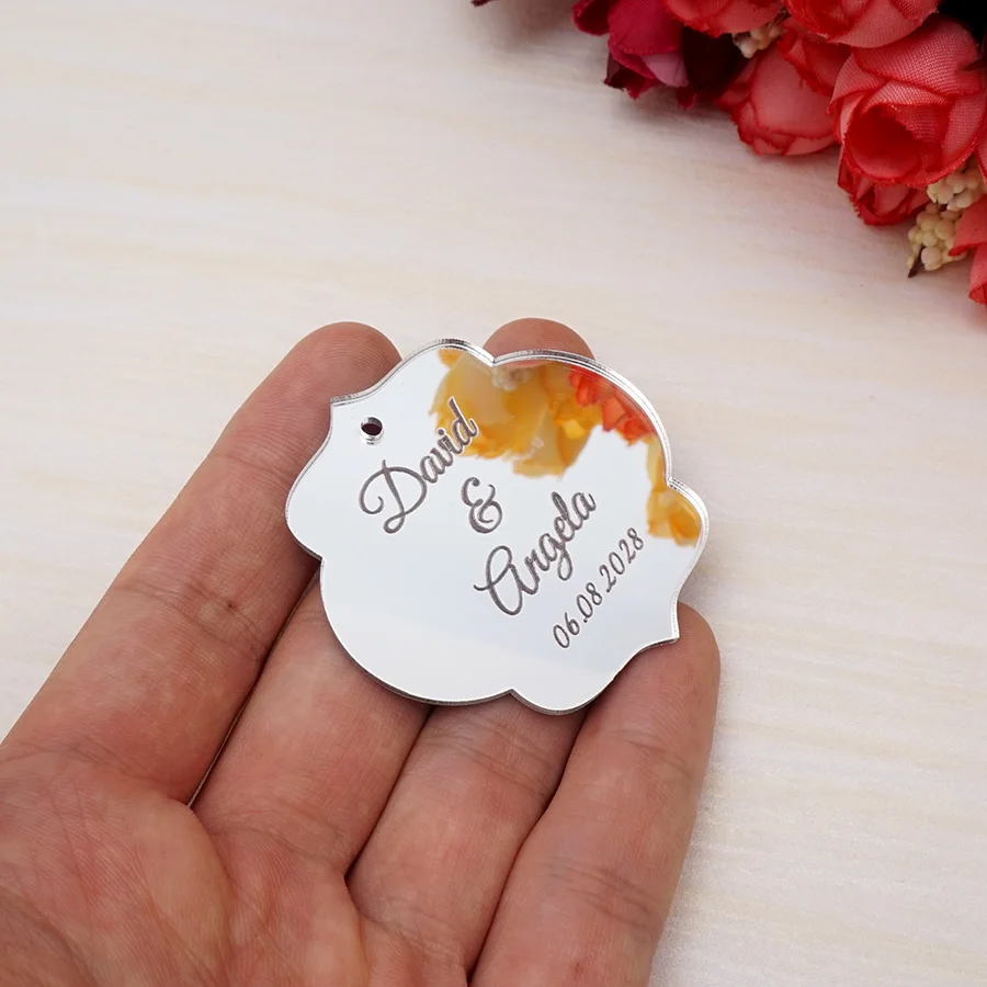 30pcs Personalized Engraved Name Date Custom Mirror Wedding Tags Favor Gift Tag Fancy Oval Shape Tags Party Decor Favors
30pcs Personalized Engraved Name Date Custom Mirror Wedding Tags Favor Gift Tag Fancy Oval Shape Tags Party Decor Favors