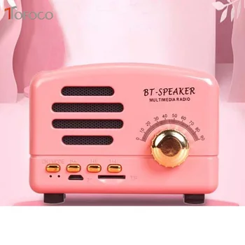 Retro Bluetooth Speaker Portable Mini Speakers Support TF Card Playing FM Radio Hands-Free For Phone PC Wireless Speakers TOFOCO
Retro Bluetooth Speaker Portable Mini Speakers Support TF Card Playing FM Radio Hands-Free For Phone PC Wireless Speakers TOFOCO