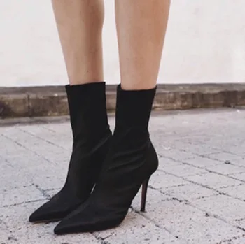 European Station Korean Version Of The Pointed Toe Stretch Women'S Boots Sexy Fashion Chic Socks Boots High-Heeled Shoes Lady
European Station Korean Version Of The Pointed Toe Stretch Women'S Boots Sexy Fashion Chic Socks Boots High-Heeled Shoes Lady