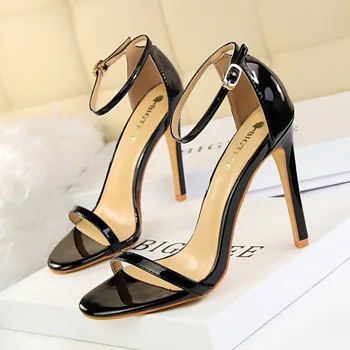New Fashion Women Sandals Patent Leather Ankle Strap Sandals Thin Heels Buckle Women High Heels Classic Women Shoes She ERA
New Fashion Women Sandals Patent Leather Ankle Strap Sandals Thin Heels Buckle Women High Heels Classic Women Shoes She ERA