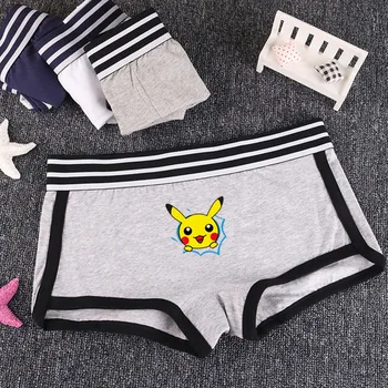 Pikachu printed ladies girls cartoon Panties Mid-Waist Safety Short Underwear Female boxer Breathable stripe belt Pants students
Pikachu printed ladies girls cartoon Panties Mid-Waist Safety Short Underwear Female boxer Breathable stripe belt Pants students